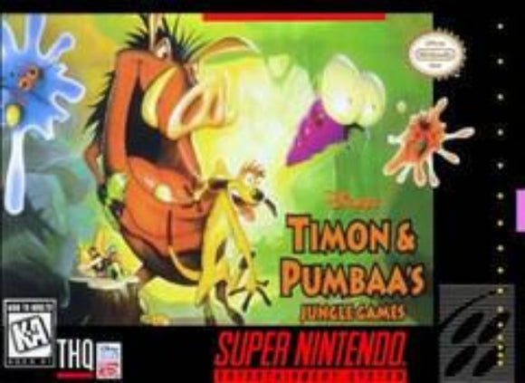 Timon and Pumbaa Jungle Games