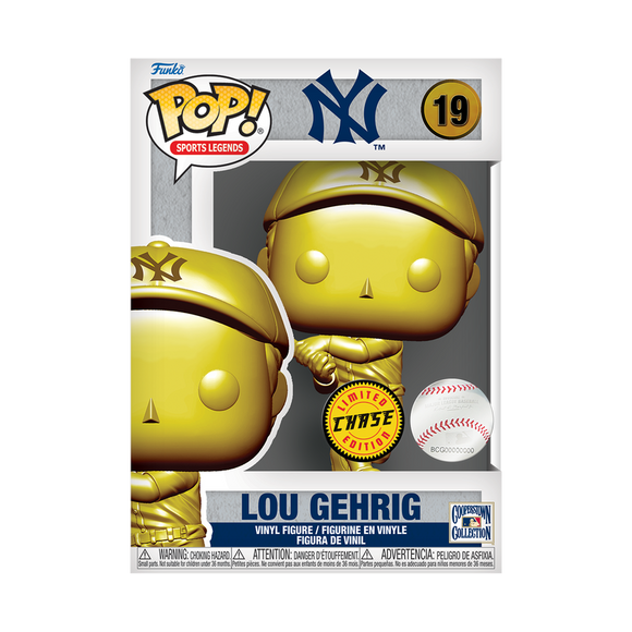 MLB Yankees: Lou Gehrig #19 (Chase)