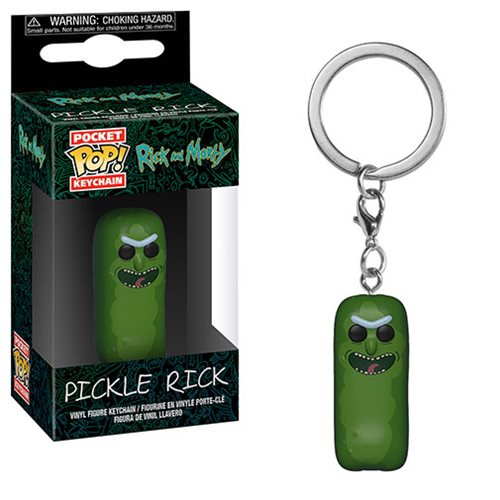 Rick & Morty: Pickle Rick Keychain