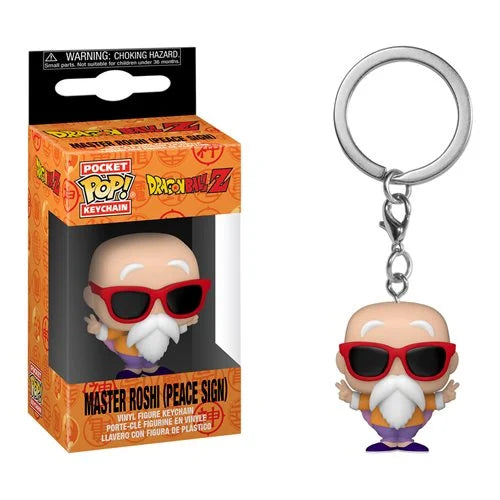 DBZ: Master Roshi (Peace Sign) Keychain