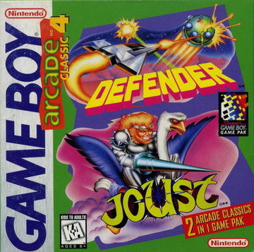 Arcade, Game Boy Classic 4: Defender and Joust