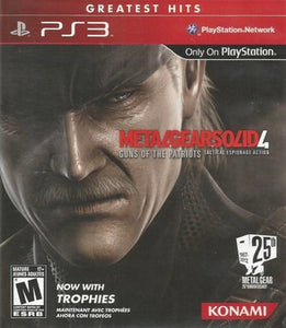 Metal Gear Solid 4 Guns of the Patriots [Greatest Hits]