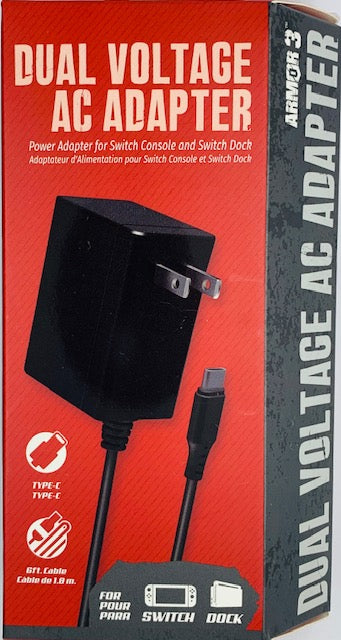 Dual Voltage AC Adapter for Switch