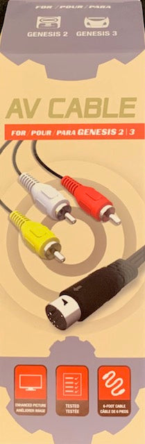 AV Cable for Sega Genesis 2/3