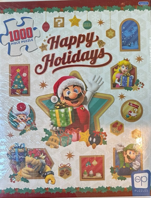 Super Mario Happy Holidays Puzzle (1000 pcs)