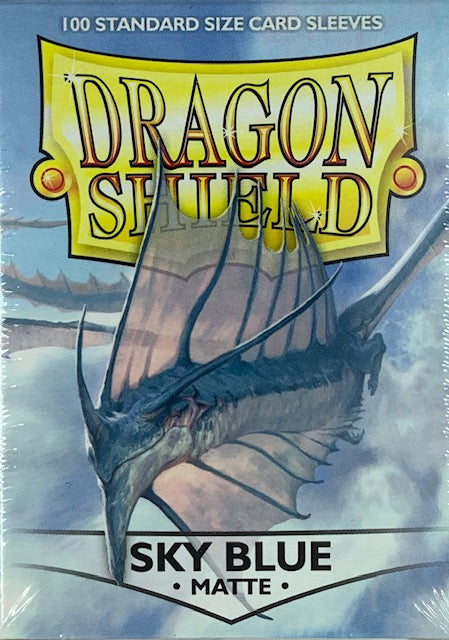Dragon Shield Sleeves - Matte Sky Blue (100ct)