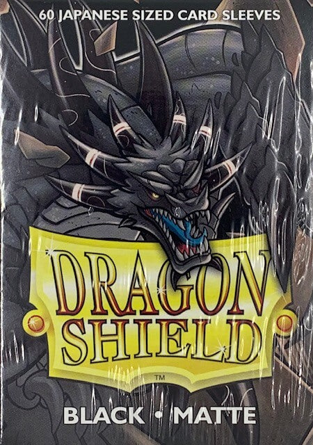 Dragon Shield Sleeves - Matte Black (60ct)