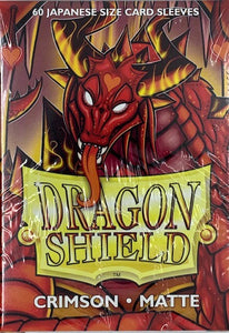Dragon Shield Sleeves - Matte Crimson (60ct)
