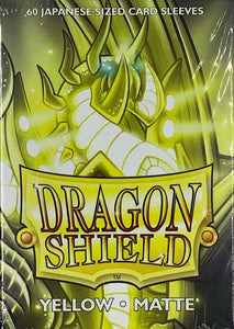 Dragon Shield Sleeves - Matte Yellow (60ct)