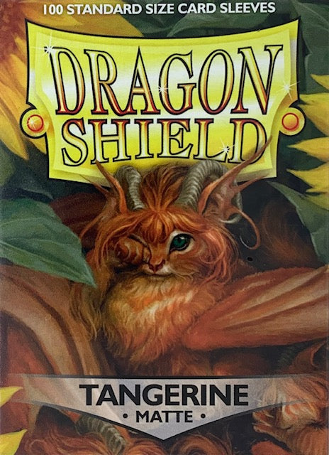 Dragon Shield Sleeves - Matte Tangerine (100ct)