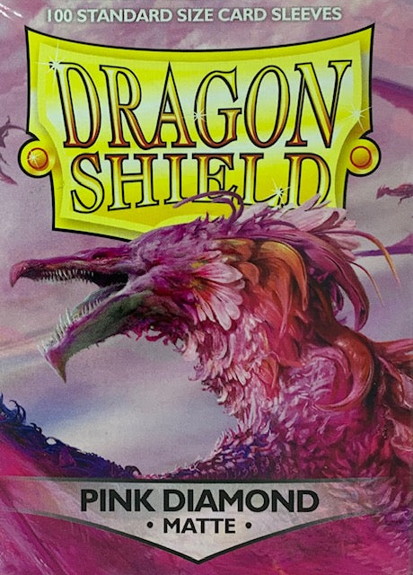 Dragon Shield Sleeves - Matte Pink Diamond (100ct) Gamefellas Dragon Shield Sleeves - Matte Pink Diamond (100ct) Gamefellas