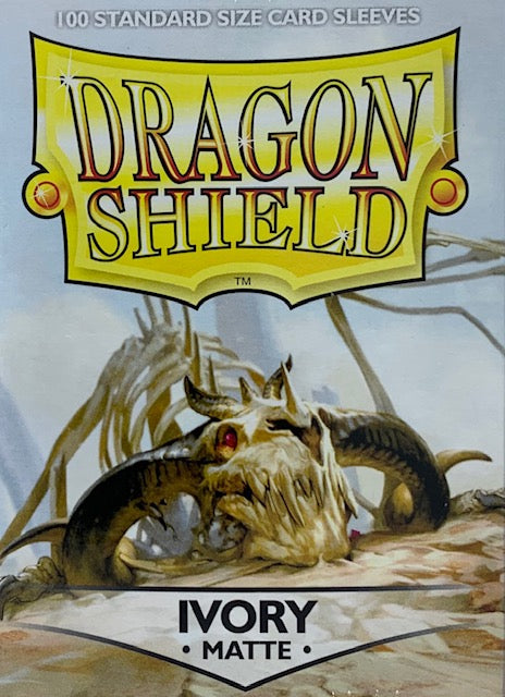 Dragon Shield Sleeves - Matte Ivory (100ct)