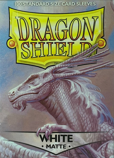 Dragon Shield Sleeves - Matte White (100ct)