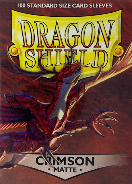 Dragon Shield Sleeves - Matte Crimson (100ct)