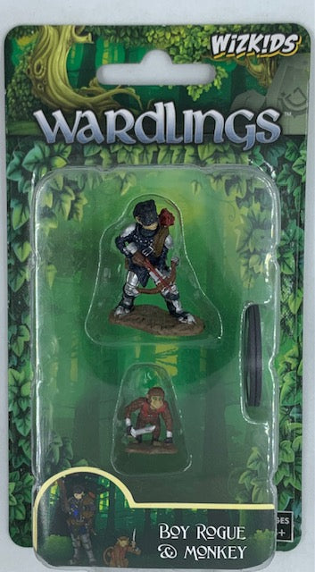 WizKids Wardlings: Boy Rogue & Monkey