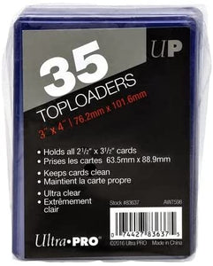 Ultra Pro 3"x4" Regular Toploader (35 count)