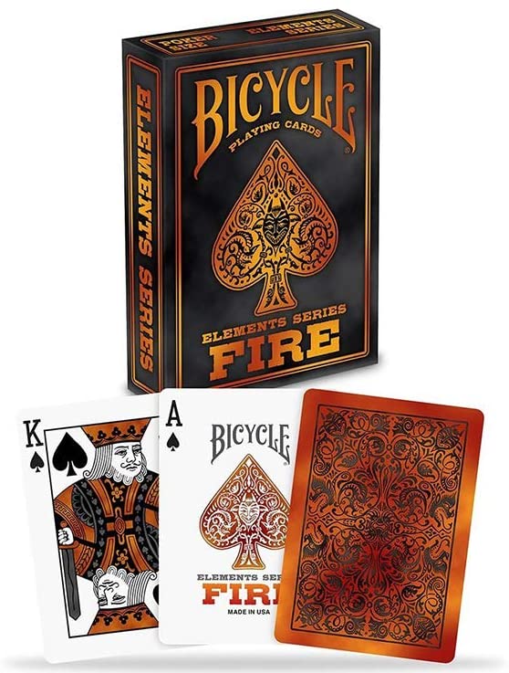 Bicycle Playing Cards: Elements Series - Fire
