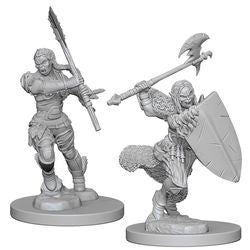 WizKids Deep Cuts: Half Orc Female Barbarian -W1