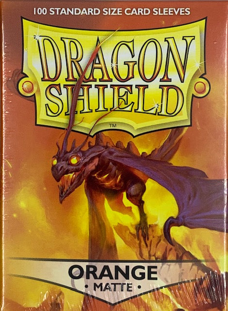 Dragon Shield Sleeves - Matte Orange (100ct)