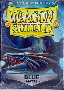 Dragon Shield Sleeves - Matte Blue (100ct)