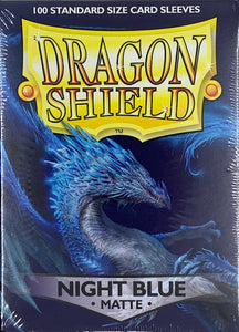 Dragon Shield Sleeves - Matte Night Blue (100ct)