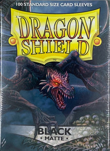 Dragon Shield Sleeves - Matte Black (100ct)