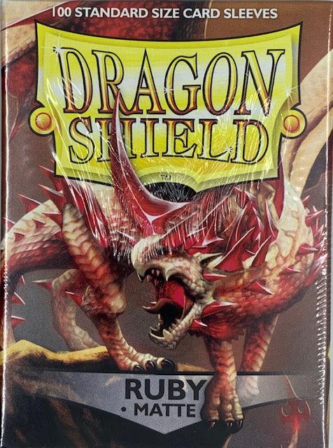 Dragon Shield Sleeves - Matte Ruby (100ct)