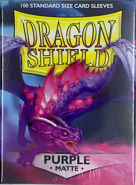 Dragon Shield Sleeves - Matte Purple (100ct)