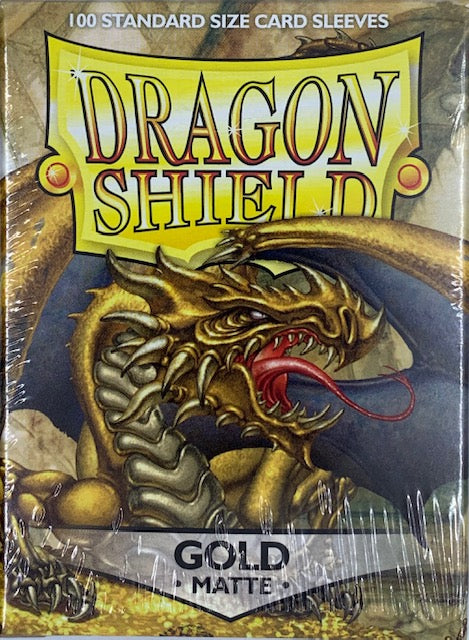 Dragon Shield Sleeves - Matte Gold (100ct)