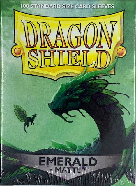 Dragon Shield Sleeves - Matte Emerald (100ct)