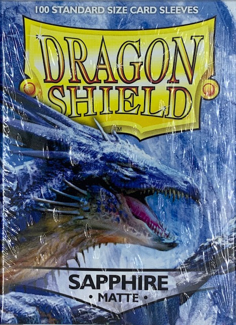 Dragon Shield Sleeves - Matte Sapphire (100ct)