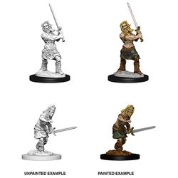 WizKids Deep Cuts: Male Human Barbarian - W6