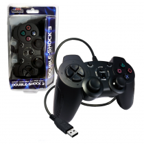 Old Skool PS3 Double-Shock 3 Wired (Black)